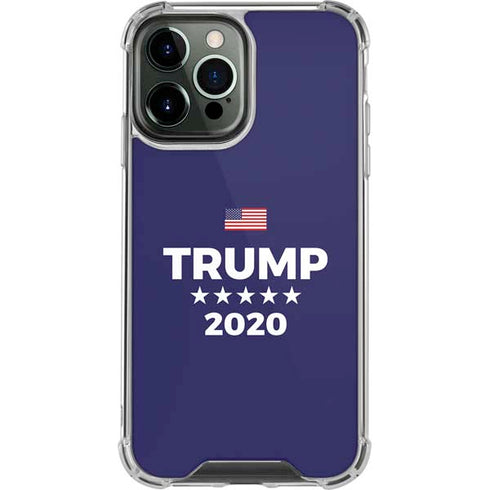 Trump 2020 Blue iPhone 13 Pro Max Clear Case